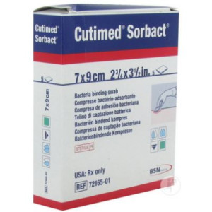 CUTIMED Sorbact Kompressen 7x9 cm