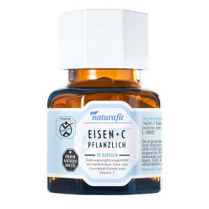 NATURAFIT Eisen plus C pflanzlich Kapseln