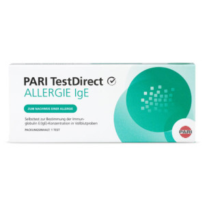 PARI TestDirect ALLERGIE IgE Selbsttest Blut PARI TestDirect ALLERGIE IgE Selbsttest Blut