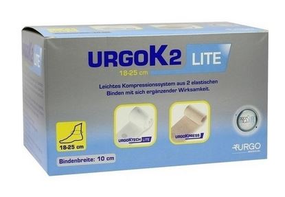 URGOK2 Lite Kompr.Syst.10cm Knöchelumf.18-25cm