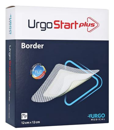 URGOSTART Border 12x12 cm Schaumstoffwundverband