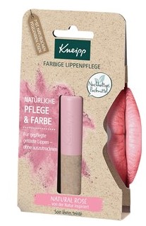 KNEIPP farbige Lippenpflege natural rose KNEIPP farbige Lippenpflege natural rose