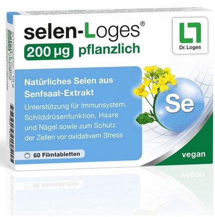 SELEN-LOGES 200 μg pflanzlich Filmtabletten