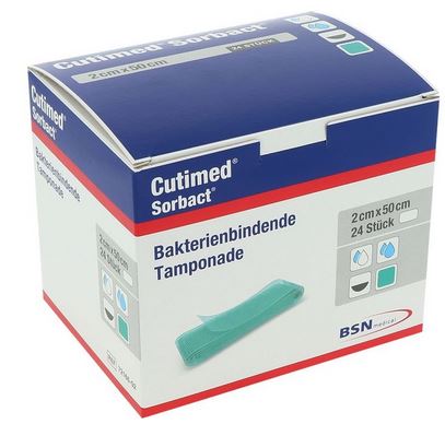 CUTIMED Sorbact Tamponaden 2x50 cm