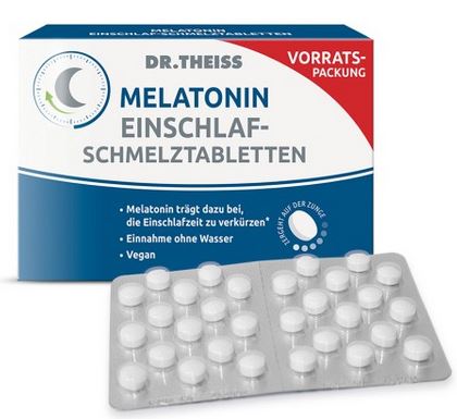 DR.THEISS Melatonin Einschlaf-Schmelztabletten