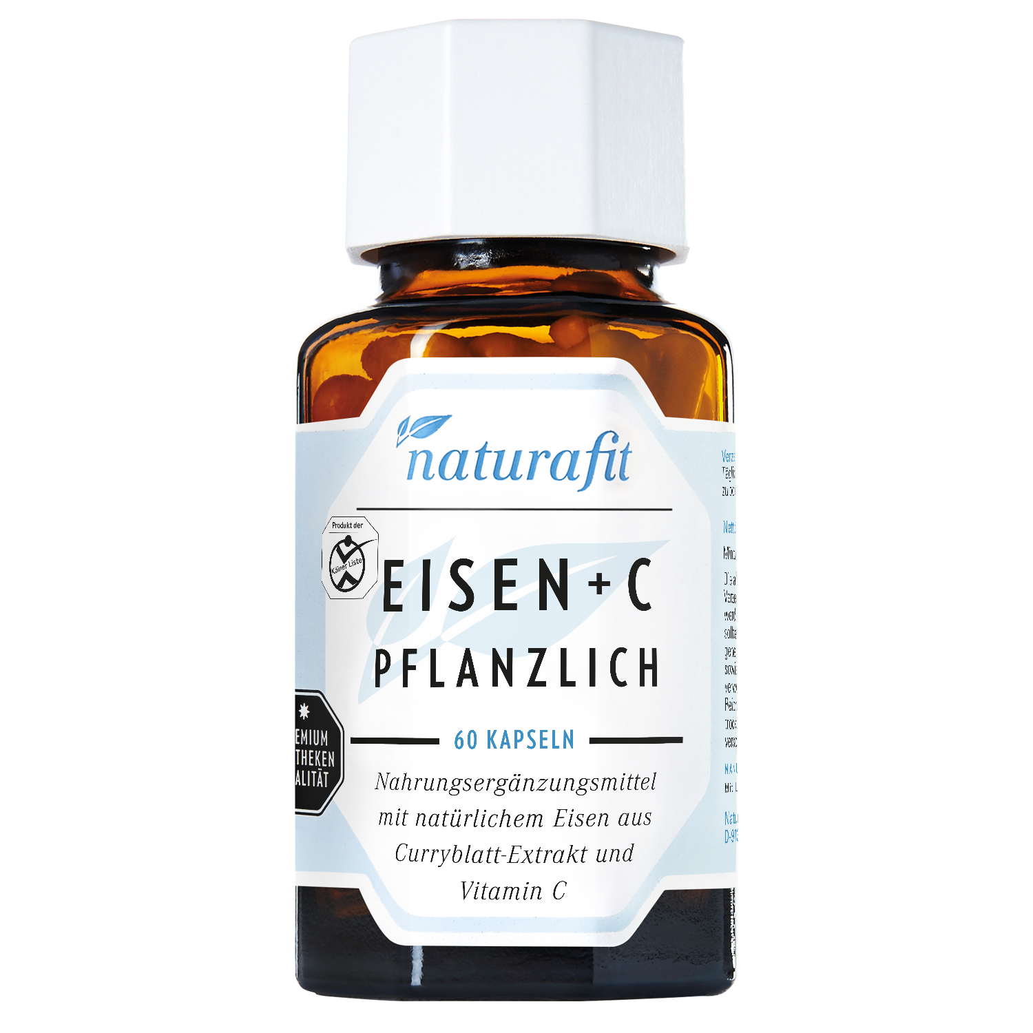 NATURAFIT Eisen plus C pflanzlich Kapseln NATURAFIT Eisen plus C pflanzlich Kapseln