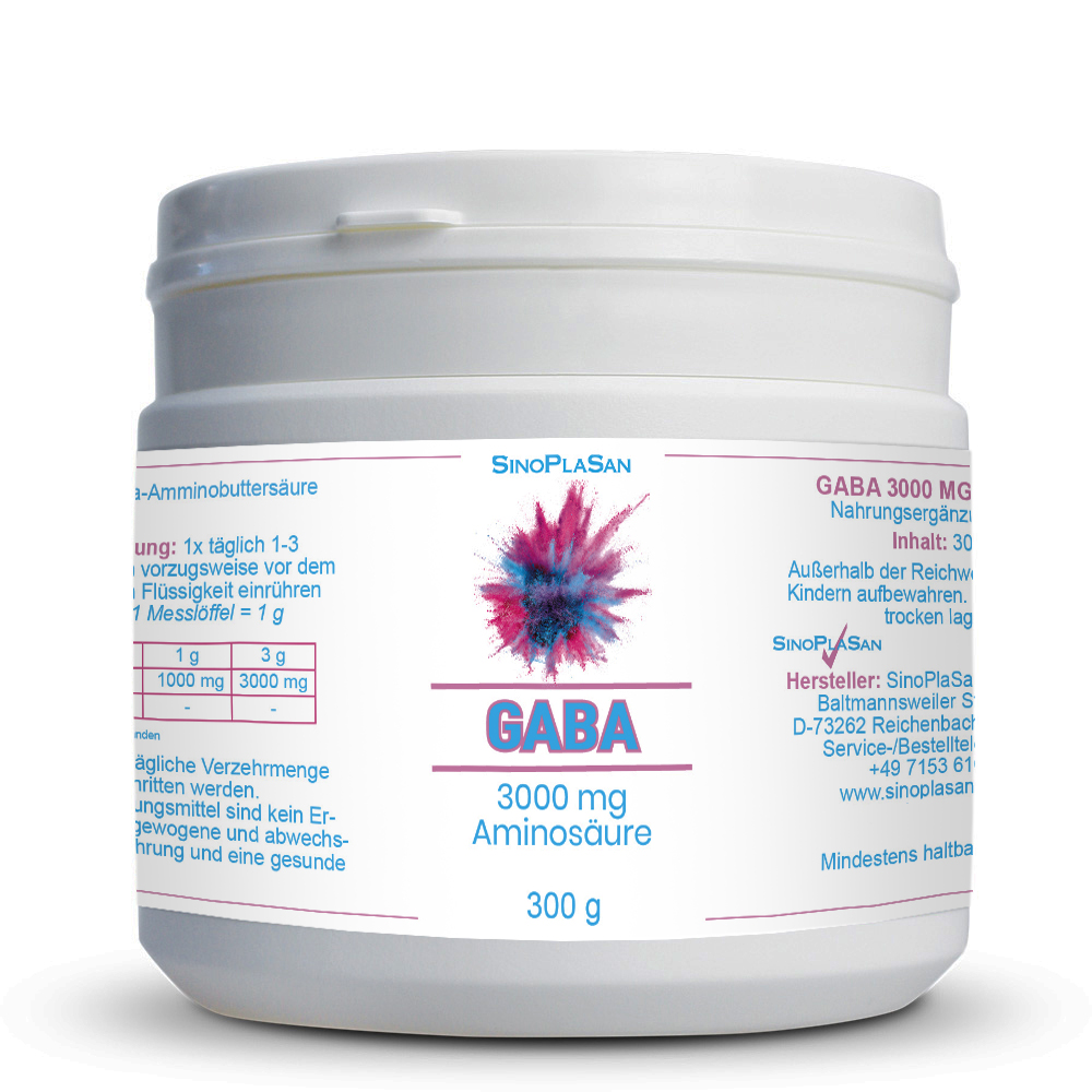 GABA 3000 mg Aminosäure Pulver GABA 3000 mg Aminosäure Pulver