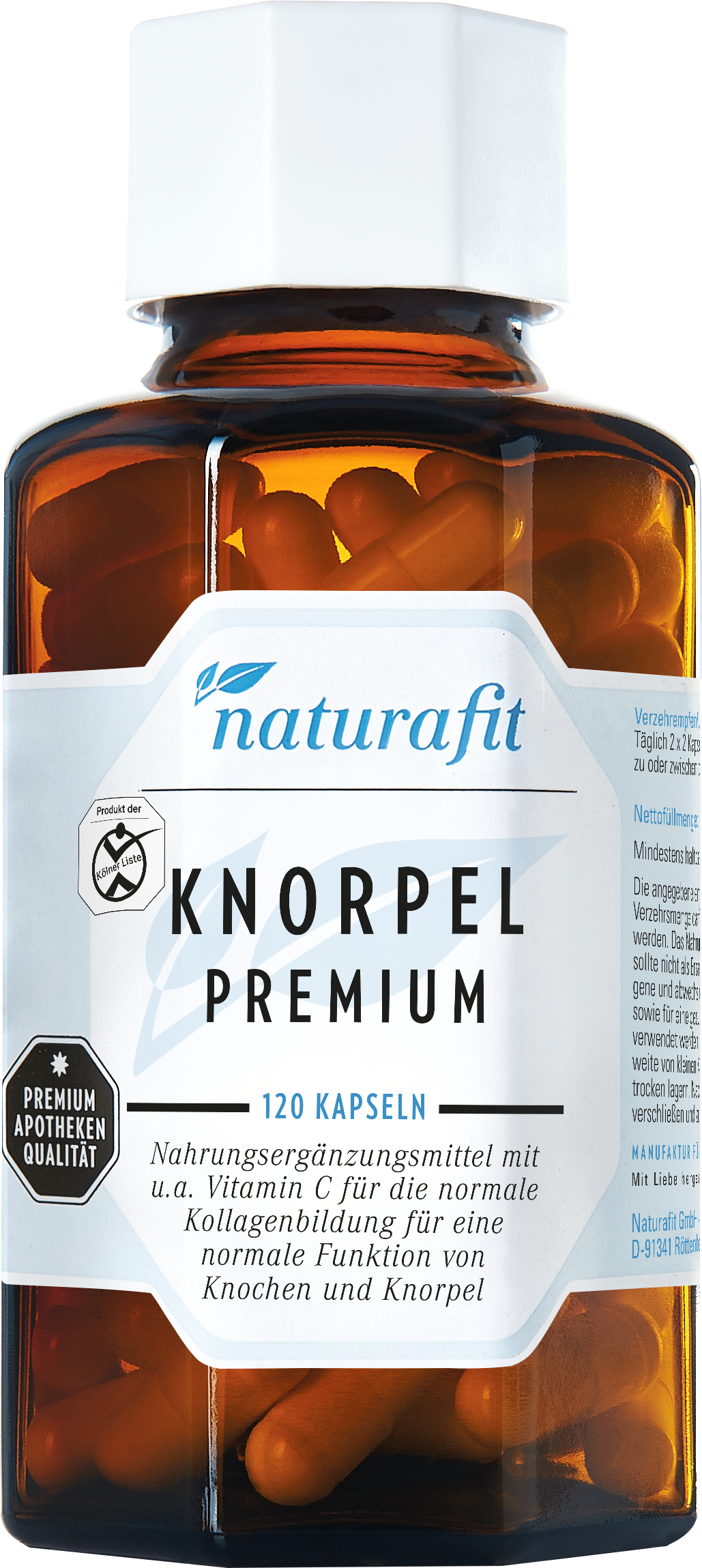 Naturafit Knorpel Premium Kapseln 120 St Naturafit Knorpel Premium Kapseln 120 St