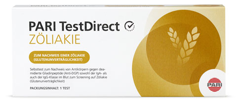 PARI TestDirect ZÖLIAKIE Selbsttest Blut PARI TestDirect ZÖLIAKIE Selbsttest Blut