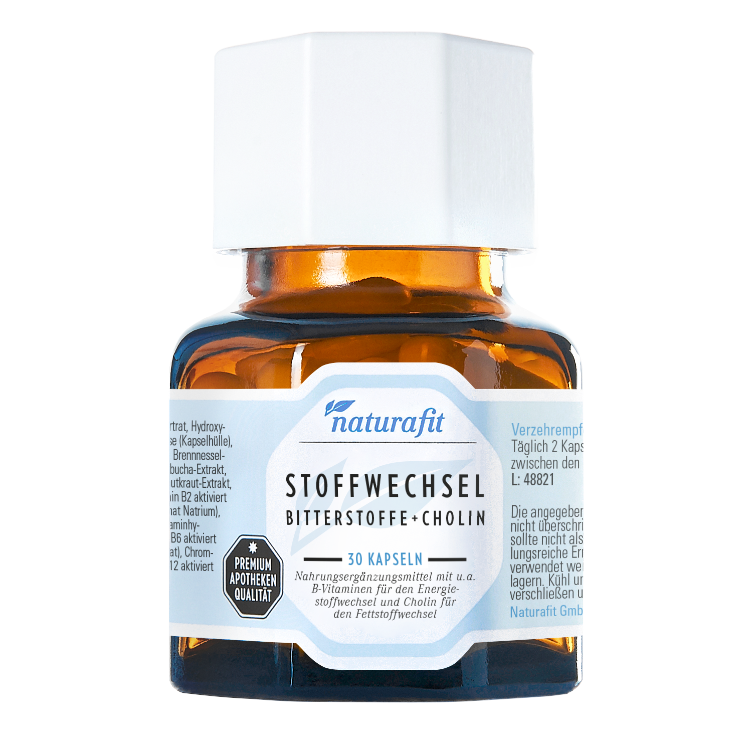 NATURAFIT Stoffwechsel Bitterstoffe+Cholin Kapseln NATURAFIT Stoffwechsel Bitterstoffe+Cholin Kapseln