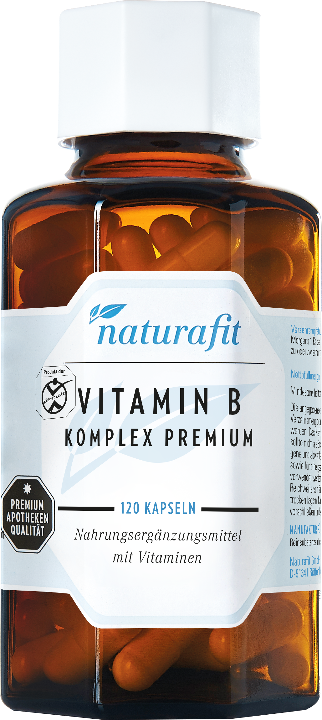 NATURAFIT Vitamin B Komplex Premium Kapseln NATURAFIT Vitamin B Komplex Premium Kapseln