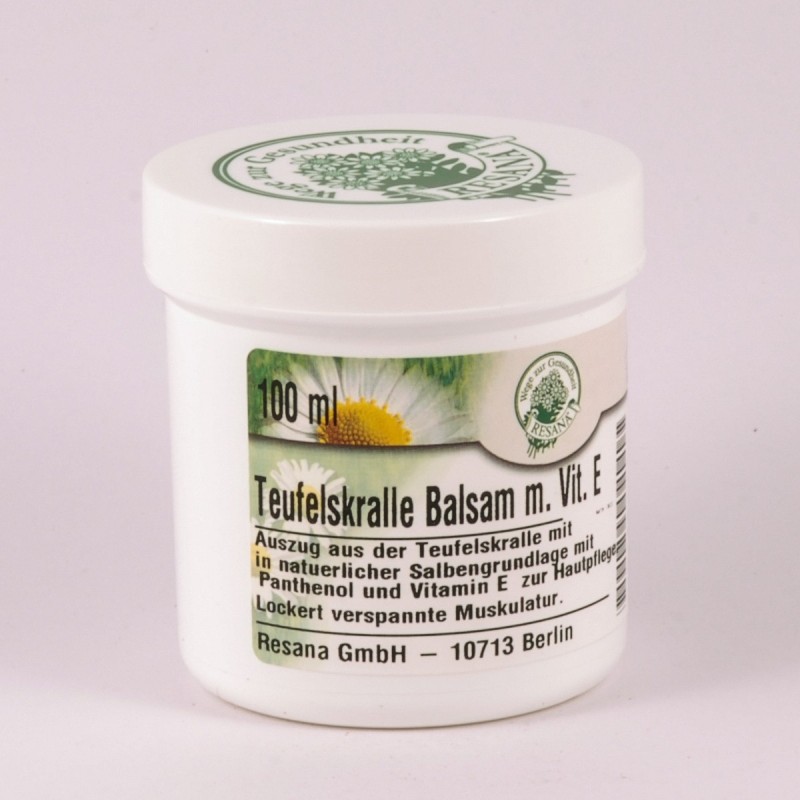 Resana Teufelskralle Balsam mit Vitamin E 100 ml 100 ml Resana Teufelskralle Balsam mit Vitamin E 100 ml 100 ml